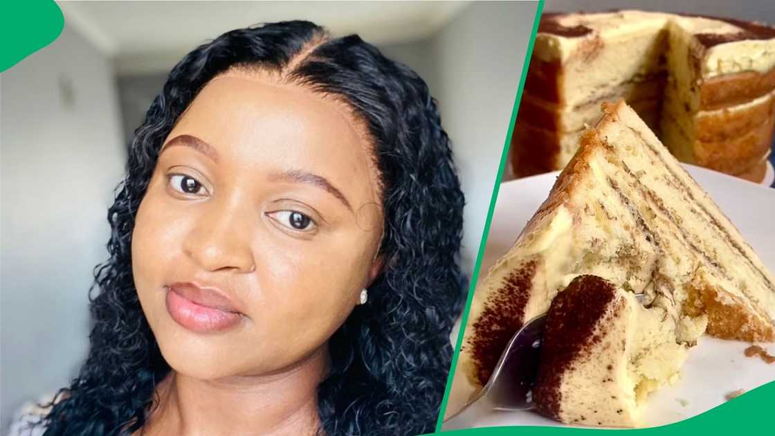 A TikTok user had the online community wishing for a slice of her cake after posting it