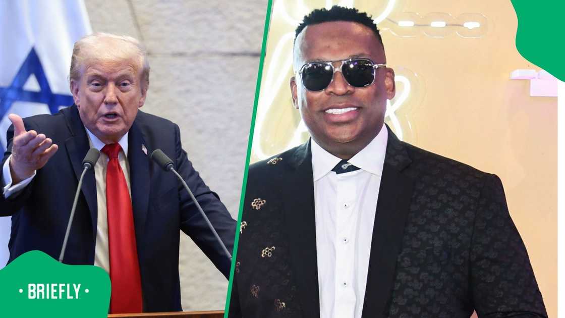 Donald Trump, USA, Robert Marawa, Bafana Bafana, South Africa Donald Trump, USA, Robert Marawa, Bafana Bafana, South Africa