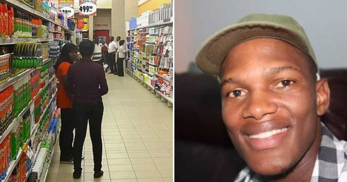 South African man helps student buy food at Shoprite South African man helps student buy food at Shoprite