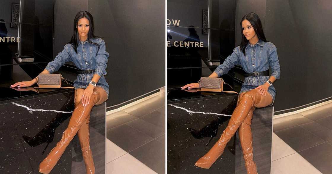 Ndavi Nokeri denim look Ndavi Nokeri denim look