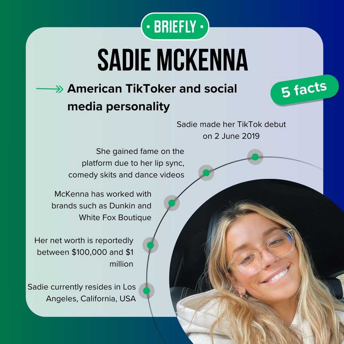 Top 5 facts about Sadie McKenna Top 5 facts about Sadie McKenna