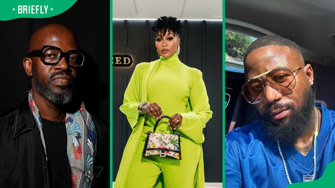 Black Coffee, DJ Lamiez and Cassper Nyovest Black Coffee, DJ Lamiez and Cassper Nyovest