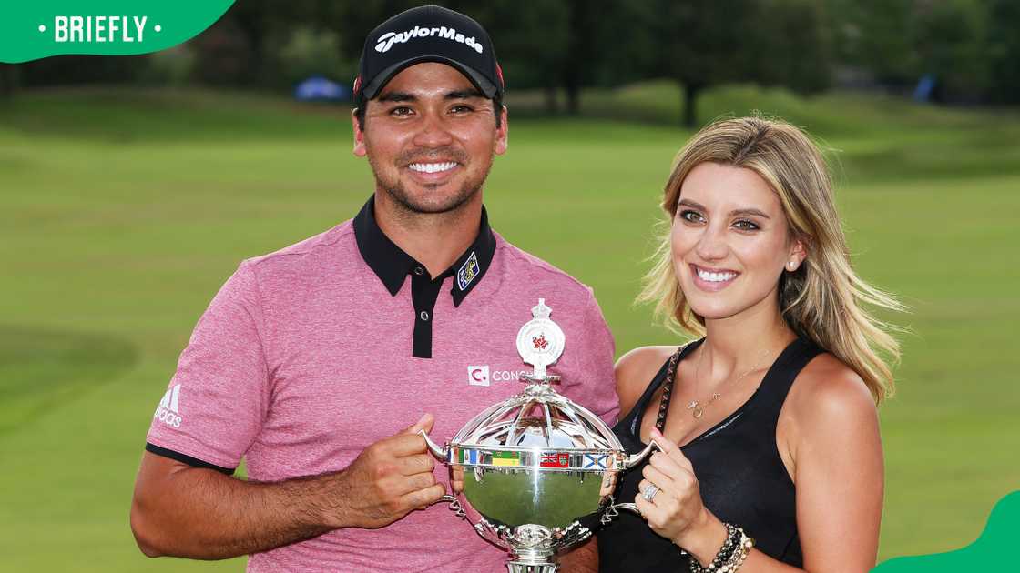 Jason Day and Ellie at Glen Abbey Golf Club Jason Day and Ellie at Glen Abbey Golf Club
