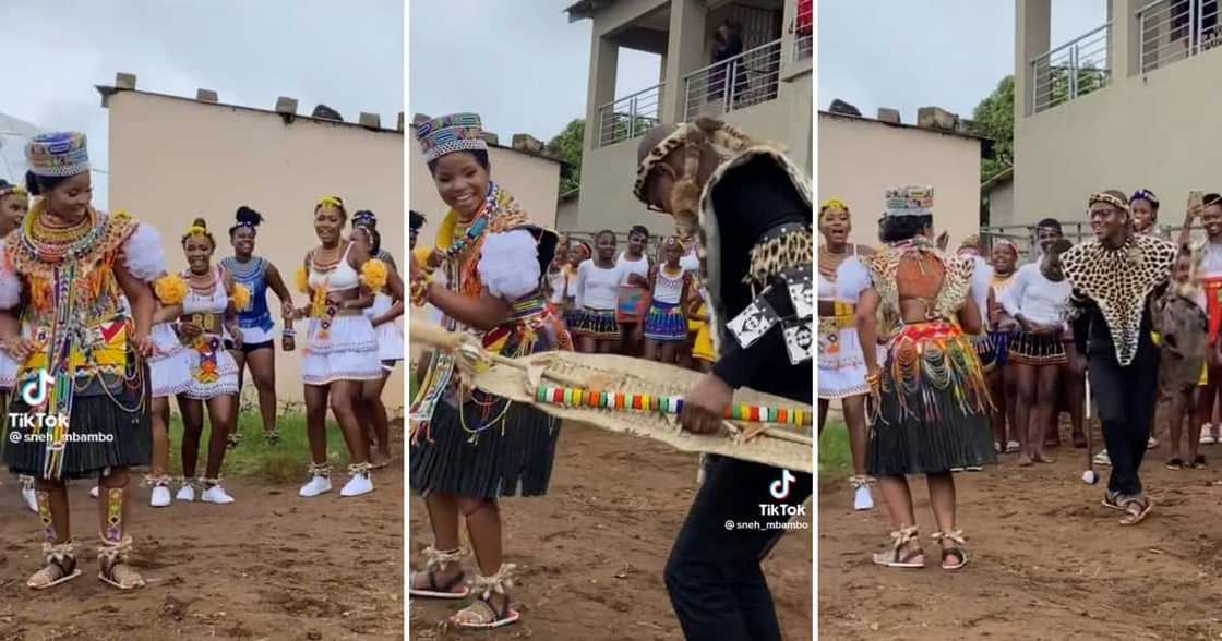 A couple's Zulu wedding went viral A couple's Zulu wedding went viral