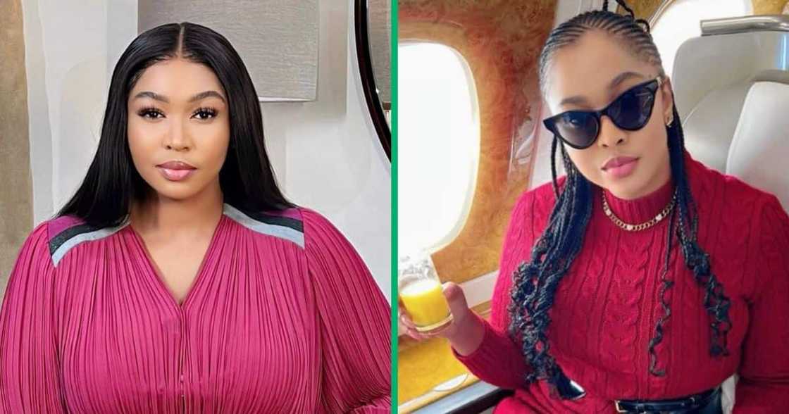 Ayanda Ncwane gets dragged for her broken English. Ayanda Ncwane gets dragged for her broken English.