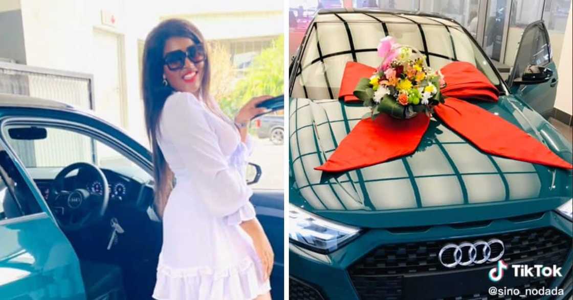 Sino Nodada shows off birthday gift Sino Nodada shows off birthday gift