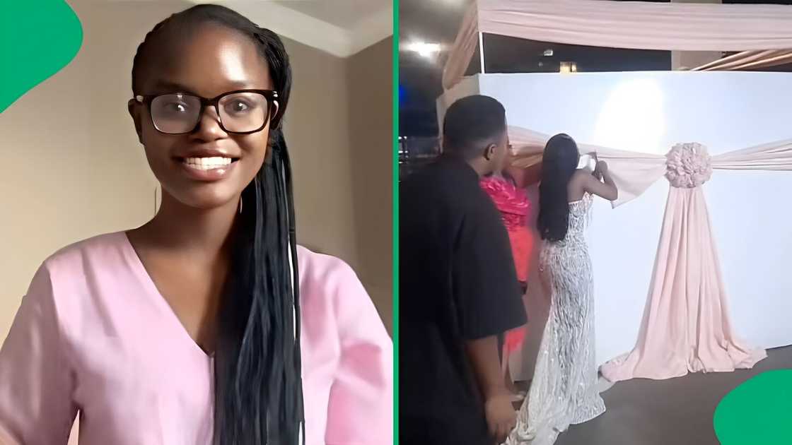 A young lady received a BMW for her 21st birthday party in a TikTok video.