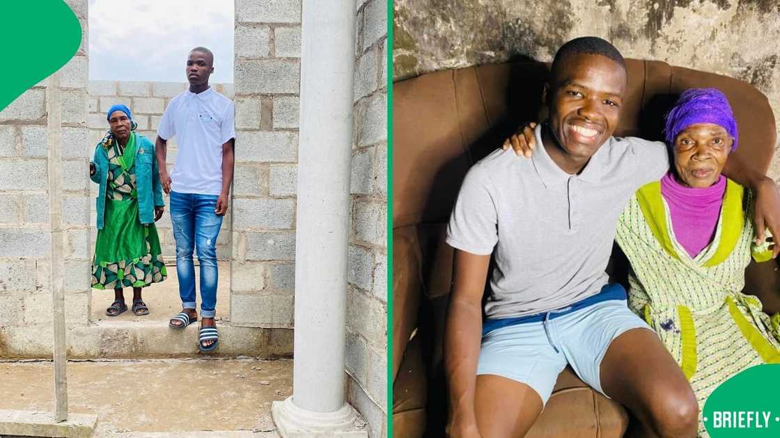 Facebook users showered a young man with blessings after seeing what he had done for his gogo Facebook users showered a young man with blessings after seeing what he had done for his gogo