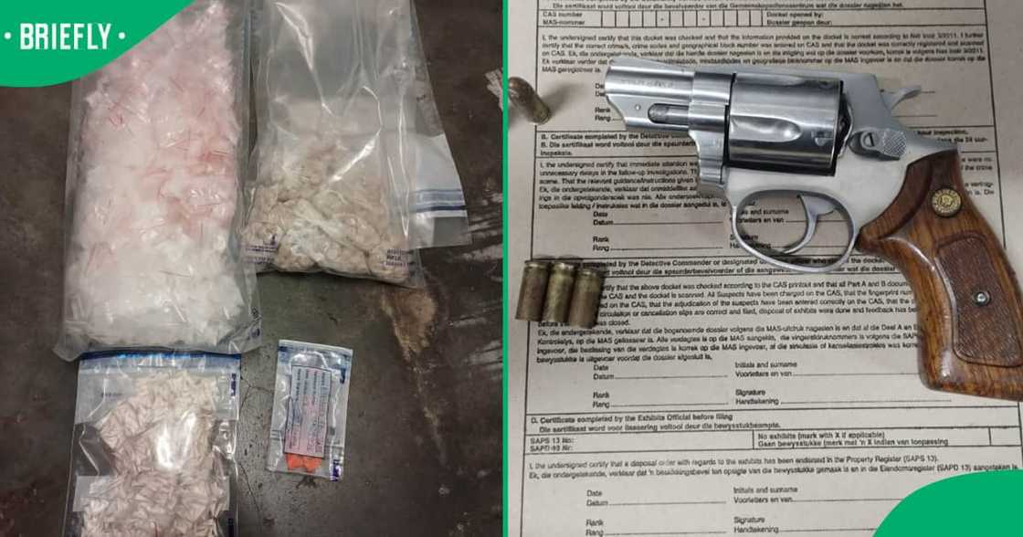 Police sieze firearms and drugs in Cape Town Police sieze firearms and drugs in Cape Town