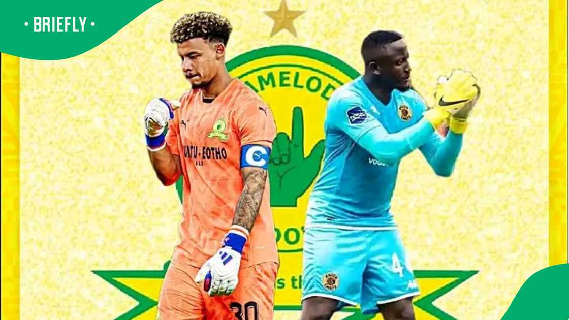 "Match poster for Mamelodi Sundowns vs Kaizer Chiefs, highlighting the venue change. "Match poster for Mamelodi Sundowns vs Kaizer Chiefs, highlighting the venue change.