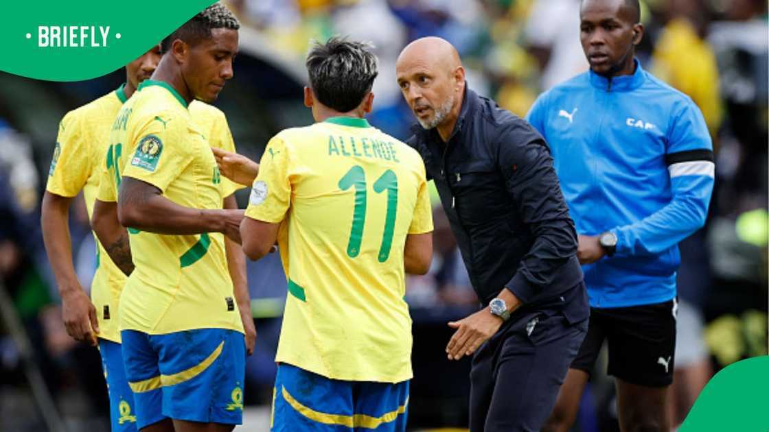 Miguel Cardoso Jayden Adams Mamelodi Sundowns