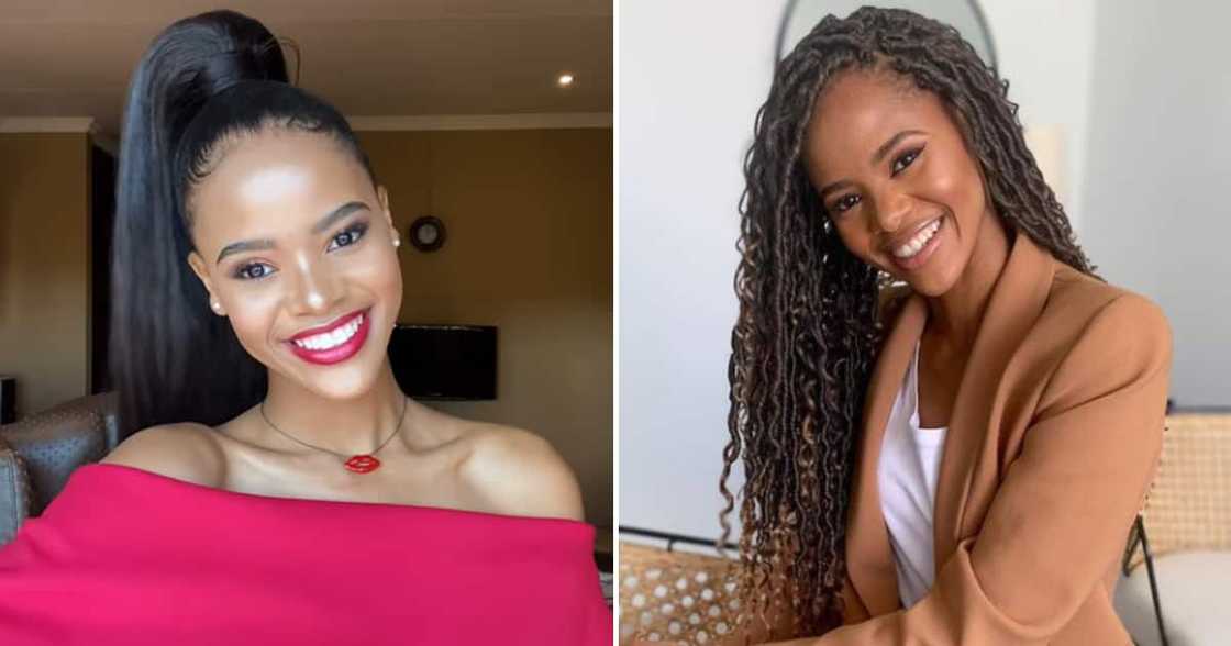 Miss SA, Ndavi Nokeri looks cute in many different hairstyles