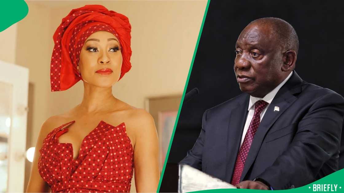 Kgomotso Christopher showed off her academic qualifications