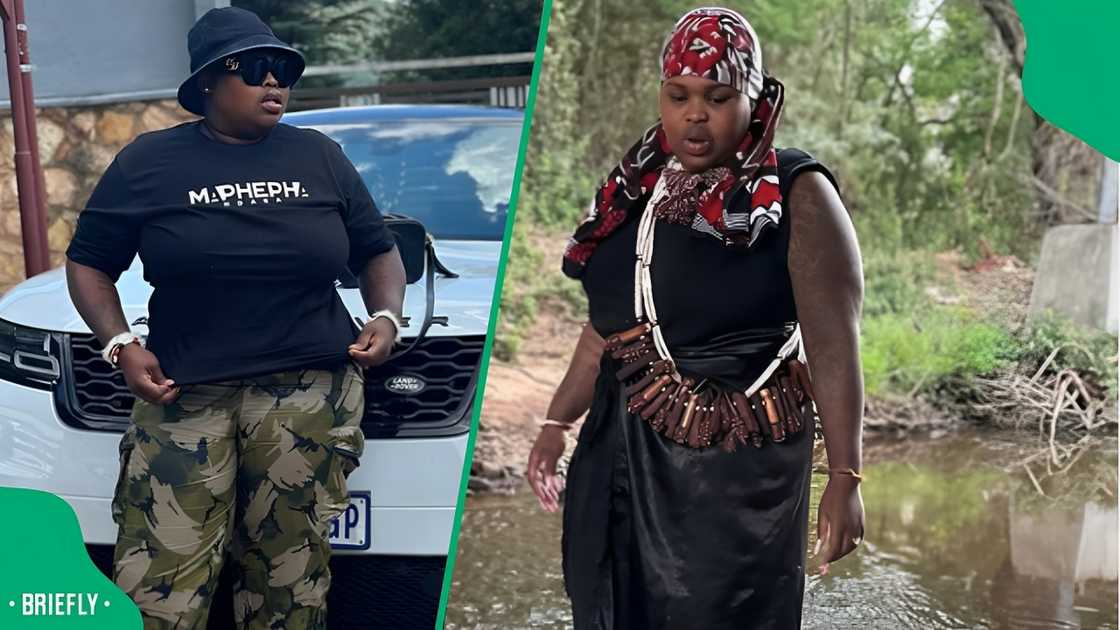 Gogo Maweni shared a first glimpse of her twin sons. Gogo Maweni shared a first glimpse of her twin sons.