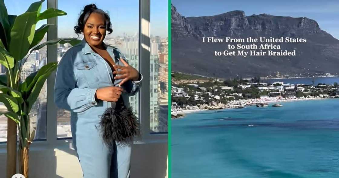 A woman from the US went to Cape Town for a hair appointment A woman from the US went to Cape Town for a hair appointment