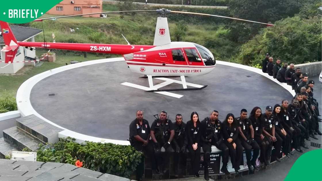 A helicopter was dispatched to assist A helicopter was dispatched to assist