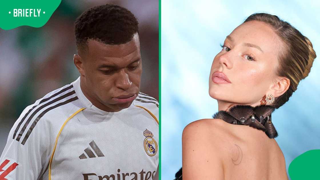 Real Madrid star Kylian Mbappe and his girlfriend Real Madrid star Kylian Mbappe and his girlfriend