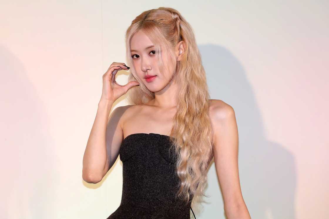 Rimowa brand ambassador, Rosé of girl group BLACKPINK is seen at the RIMOWA 'Mint & Papaya' collection launch photocall in Seoul, South Korea Rimowa brand ambassador, Rosé of girl group BLACKPINK is seen at the RIMOWA 'Mint & Papaya' collection launch photocall in Seoul, South Korea