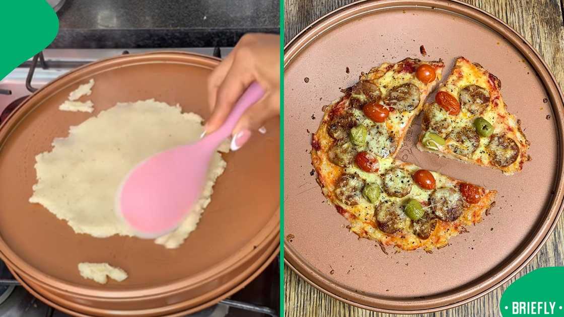 The unconventional pap pizza, where a woman substitutes traditional dough with pap for her pizza base, has gone viral The unconventional pap pizza, where a woman substitutes traditional dough with pap for her pizza base, has gone viral