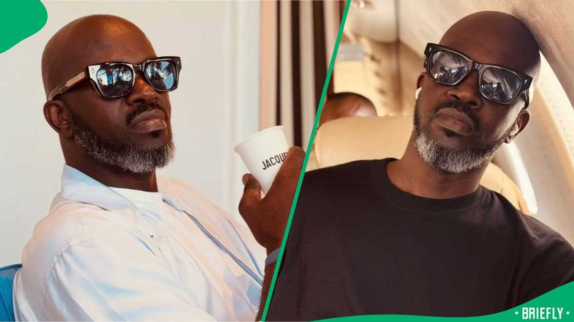 A man who looks a lot like Black Coffee celebrated his wedding