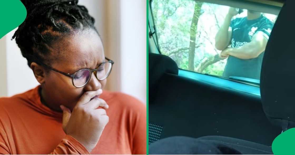 A woman was heartbroken after hearing her boyfriend’s phone call A woman was heartbroken after hearing her boyfriend’s phone call