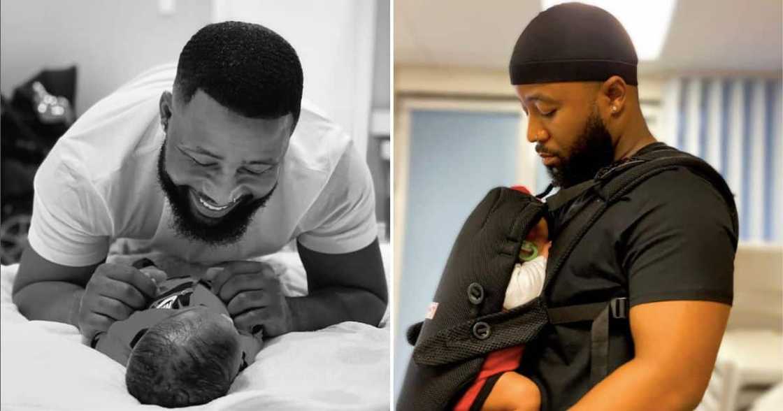 Cassper Nyovest and his son Khotso