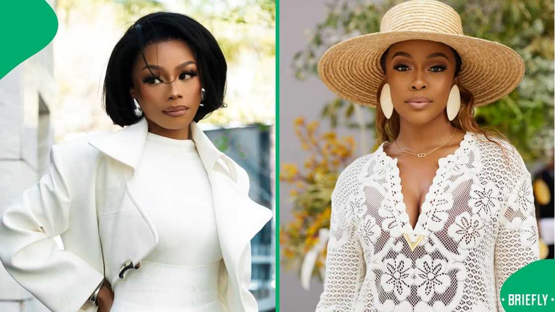 Bonang Matheba and Nomzamo Mbatha partnered for a campaign Bonang Matheba and Nomzamo Mbatha partnered for a campaign