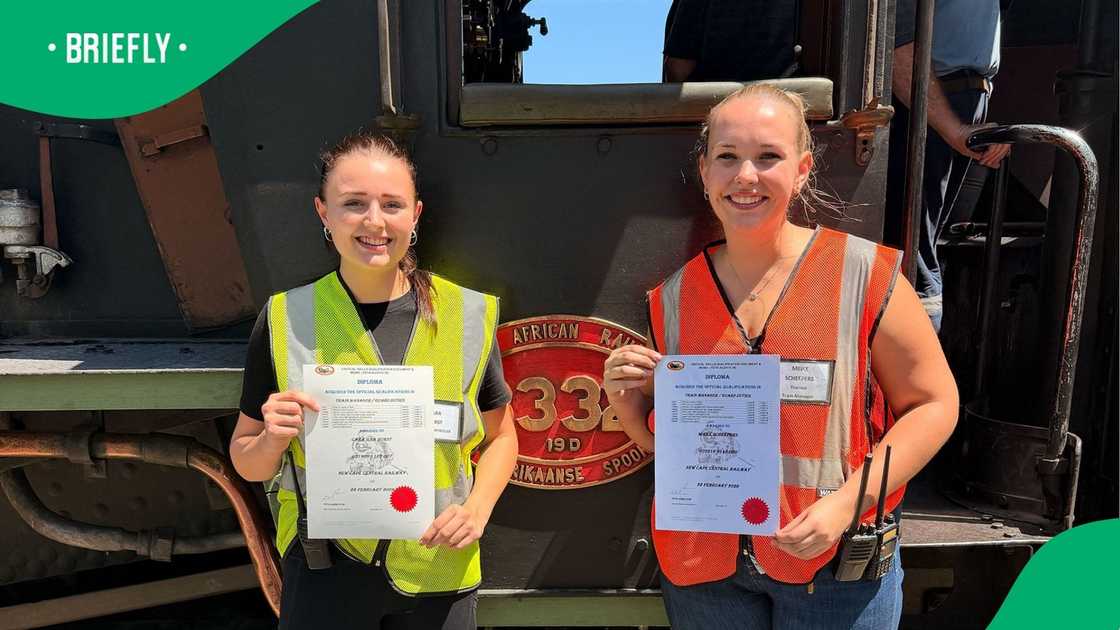 The duo are currently the only women authorised to manage operational steam trains in the country
