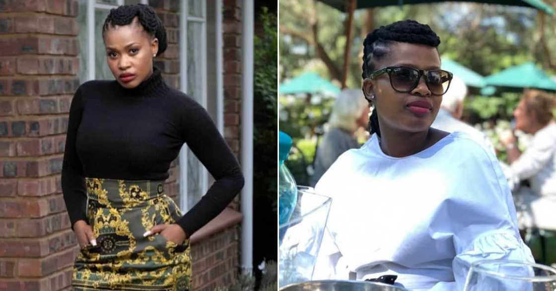Zenande Mfenyana describes how she dealt with ex's problamatic baby mama