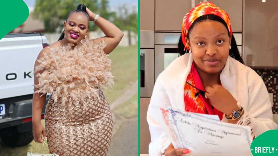 She shared that the agreement helped them during her lobola negotiation She shared that the agreement helped them during her lobola negotiation