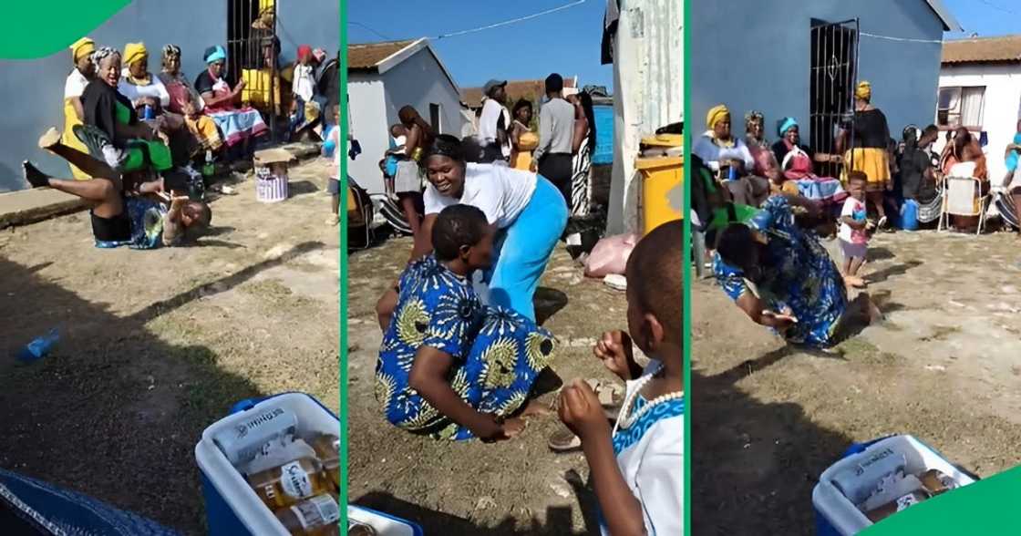 Mzansi dusted by lady's dramatic fall Mzansi dusted by lady's dramatic fall