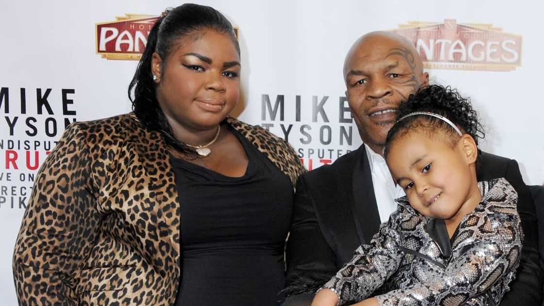 Tyson with daughters Mikey and Milan in 2013 Tyson with daughters Mikey and Milan in 2013
