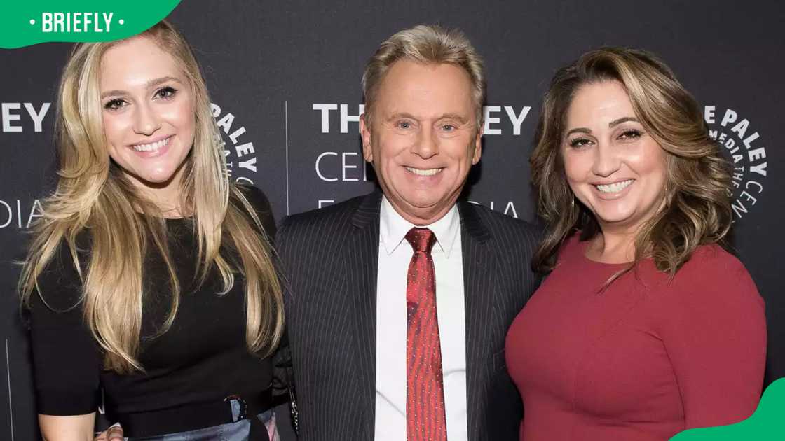 Maggie Sajak, Pat Sajak, and Lesly Brown at The Paley Center for Media Maggie Sajak, Pat Sajak, and Lesly Brown at The Paley Center for Media