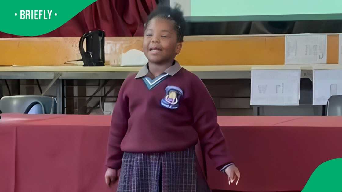 Ratanda Bertha Gxowa Primary School learner gives speech