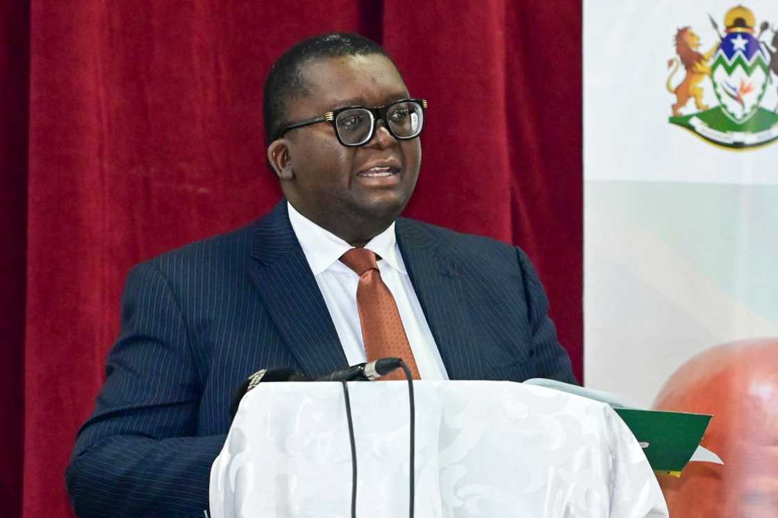 MEC Thulasizwe Buthelezi spoke about the victims of the flood MEC Thulasizwe Buthelezi spoke about the victims of the flood