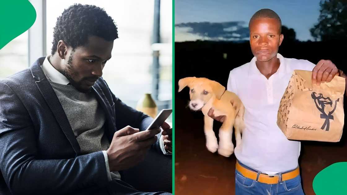 SA was stunned by a man giving his dog KFC