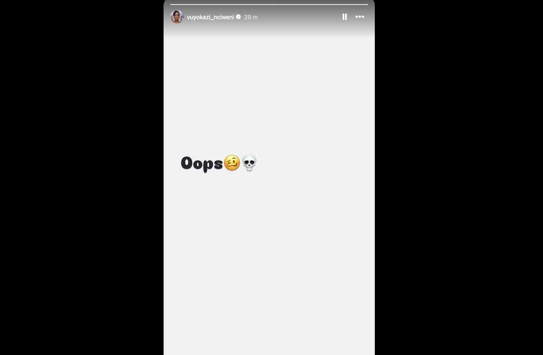 Vuyokazi Nciweni seemingly regretted going public with her man