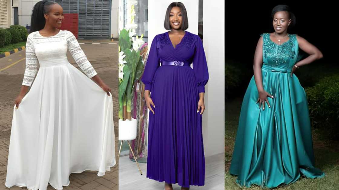 A-shape gown styles A-shape gown styles