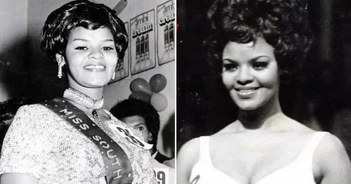 Cynthia Shange won Miss SA title in 1972 Cynthia Shange won Miss SA title in 1972