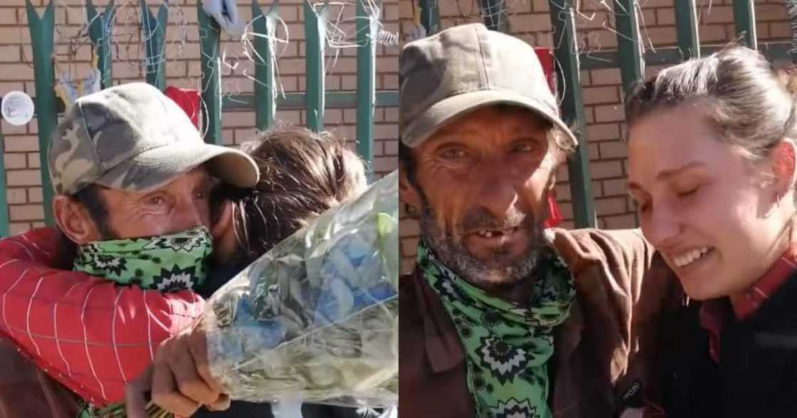 Bi Phakathi Gifts Homeless Father With a Surprise Birthday for His Daughter