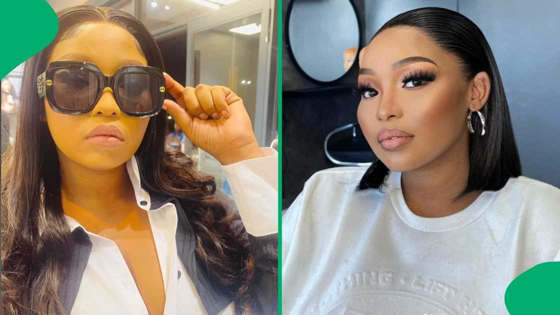 Rethabile Khumalo previewed a new song. Rethabile Khumalo previewed a new song.