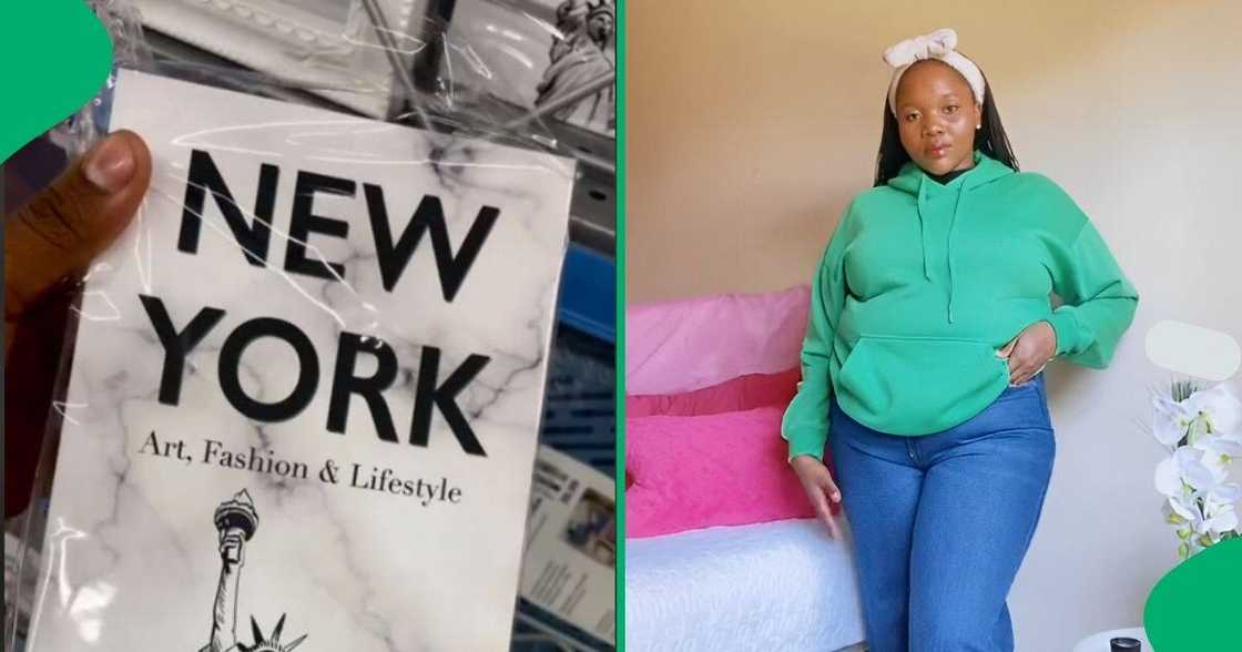 A woman found decorative books she found at PEP Home for just R29.99 each A woman found decorative books she found at PEP Home for just R29.99 each