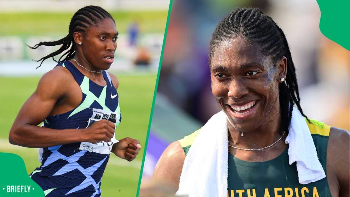 Caster Semenya is still positive despite issues over her gender. Caster Semenya is still positive despite issues over her gender.