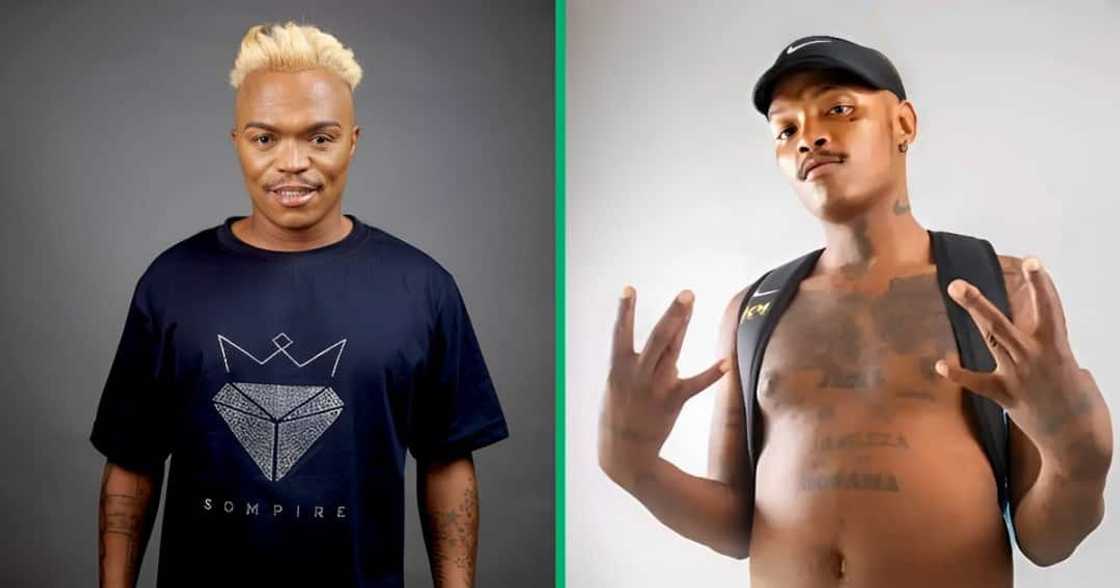 Somizi Mhlongo and Shebeshxt look similar in recent pictures.