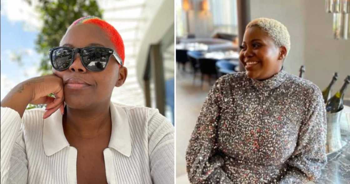 Thando looking gorgeous in shades and then in a sparkle dress too Thando looking gorgeous in shades and then in a sparkle dress too