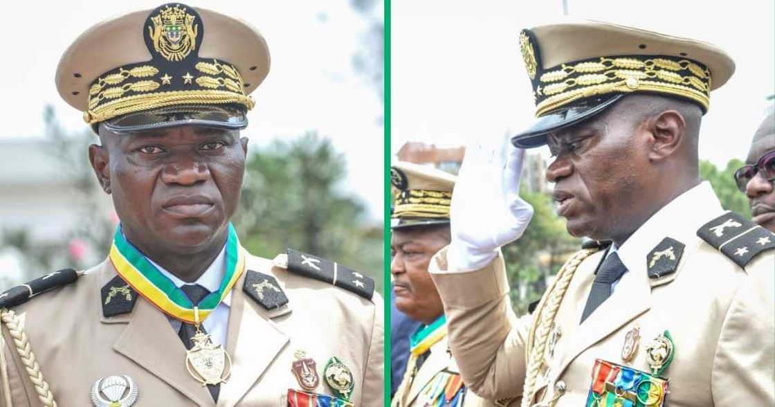 General Brice Oligui Nguema has been sworn in as the new transitional president of Gabon General Brice Oligui Nguema has been sworn in as the new transitional president of Gabon