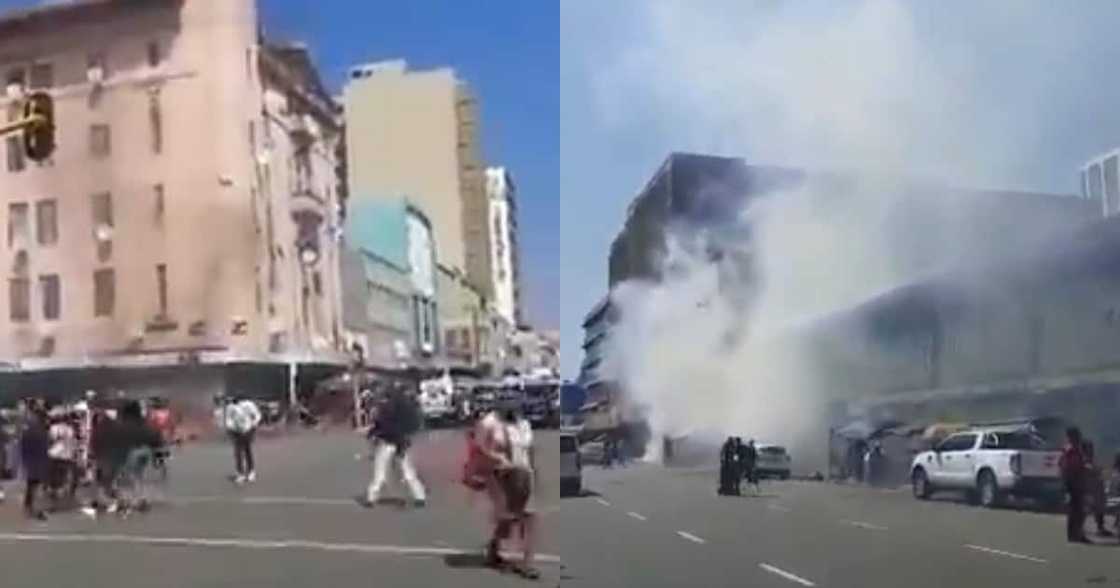 Durban descends in chaos as foreign nationals assaulted in the streets Durban descends in chaos as foreign nationals assaulted in the streets