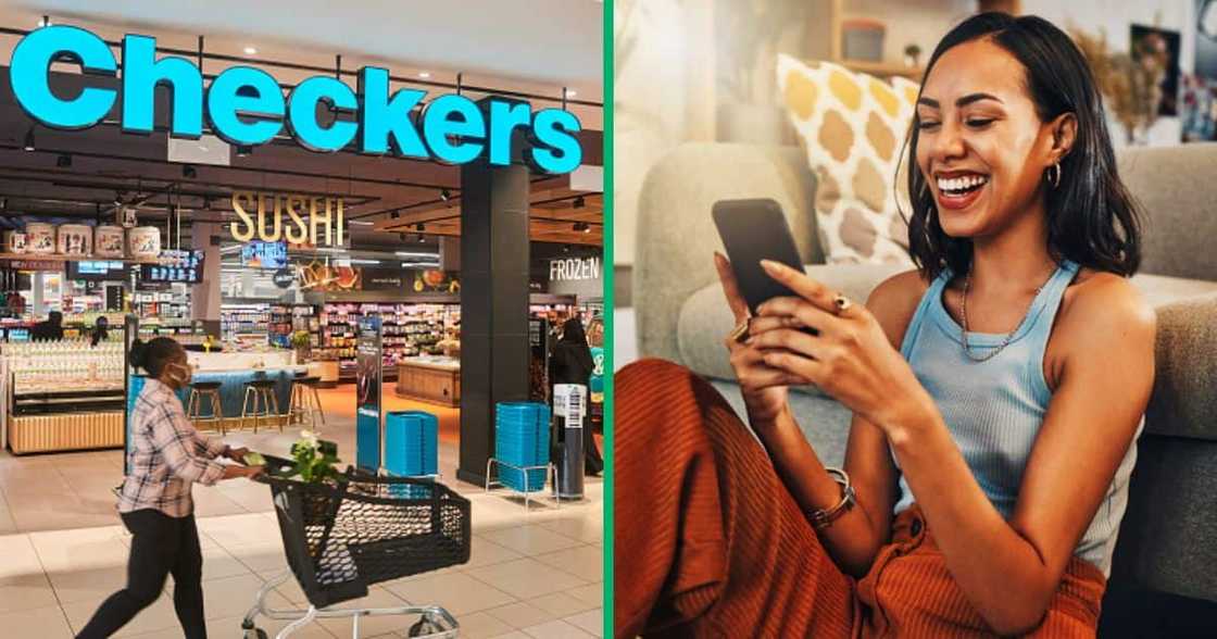 A woman hilariously wore the Checkers Sixty60 outfit in a TikTok video. A woman hilariously wore the Checkers Sixty60 outfit in a TikTok video.