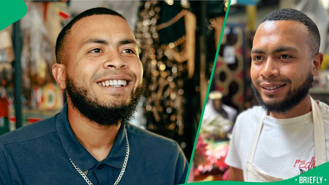 Ebrahim Dollie worked his way to becoming a costume fabricator for the Cape Town Carnival. Ebrahim Dollie worked his way to becoming a costume fabricator for the Cape Town Carnival.