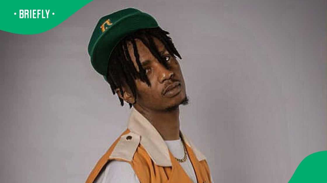 Emtee explains why he fell asleep on stage